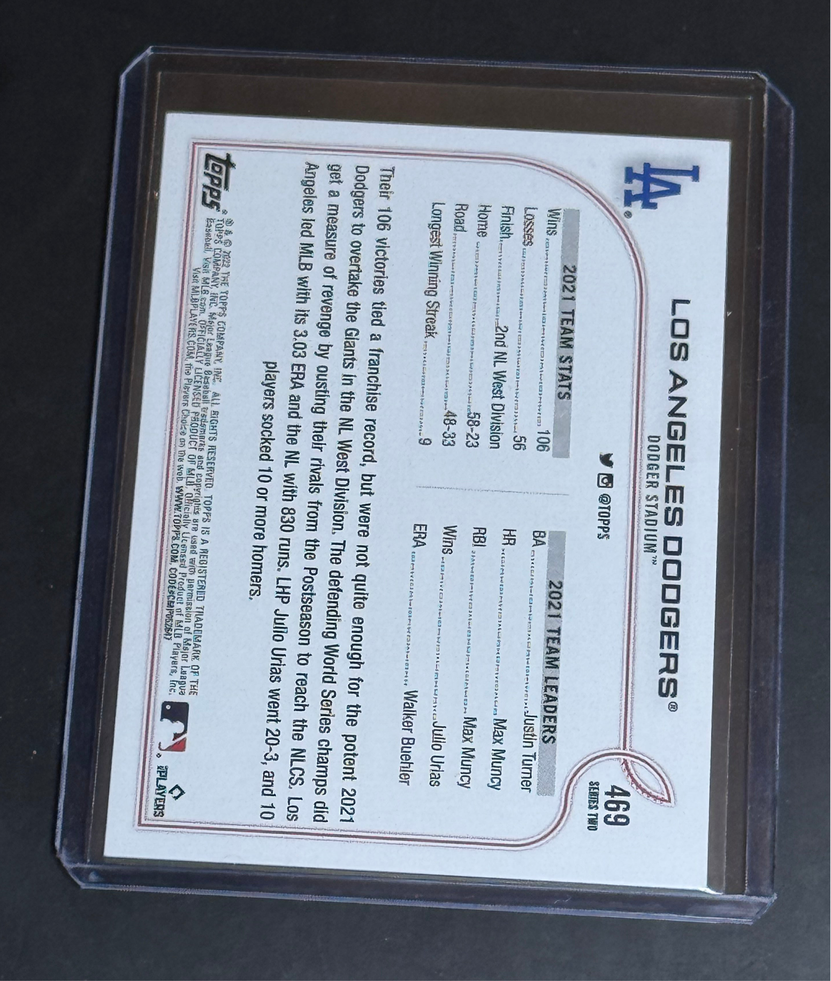 2022 Trea Turner Topps Stars of the MLB #469