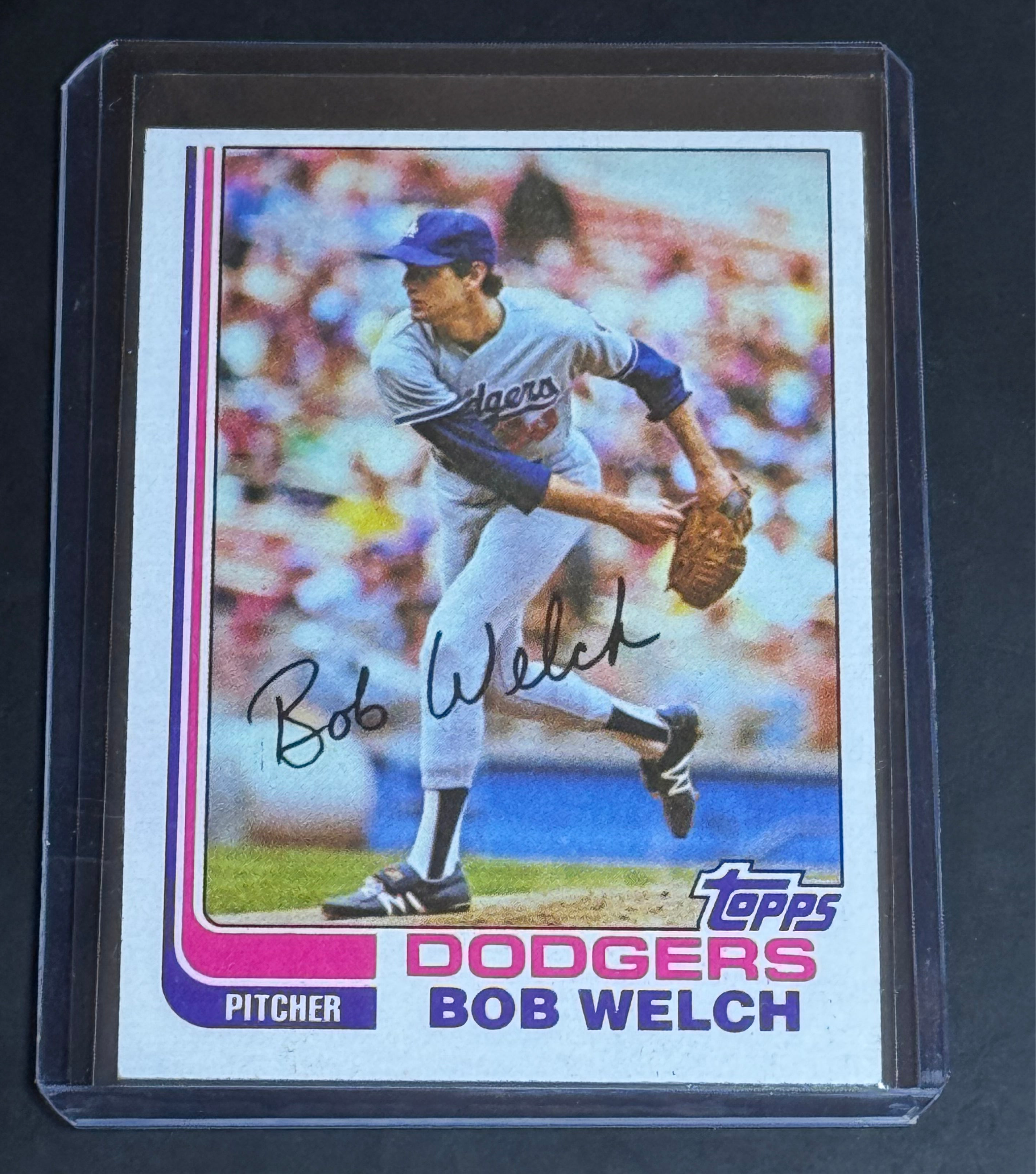 1982 Topps Bob Welch