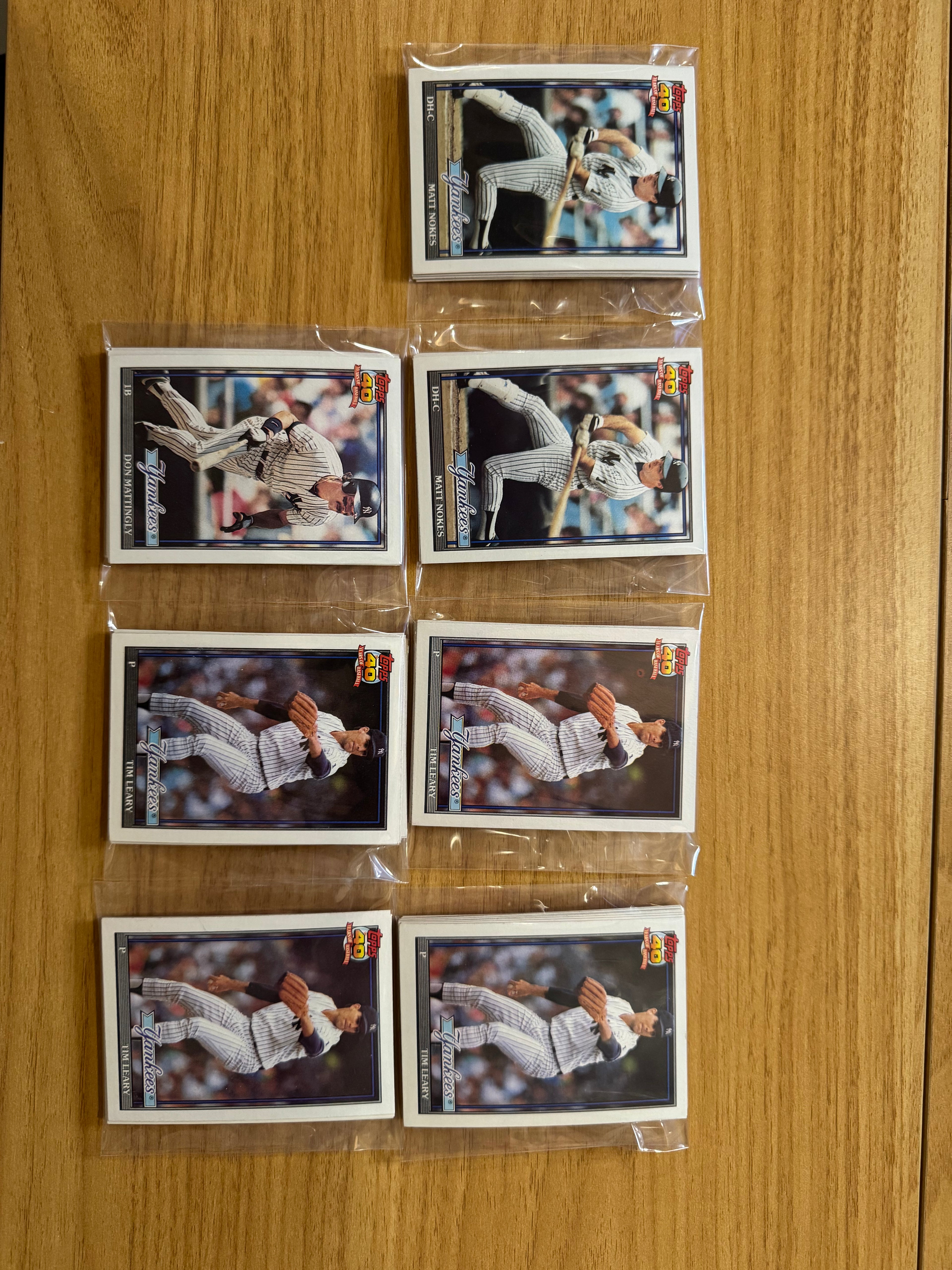 1991 New York Yankees Team Lot