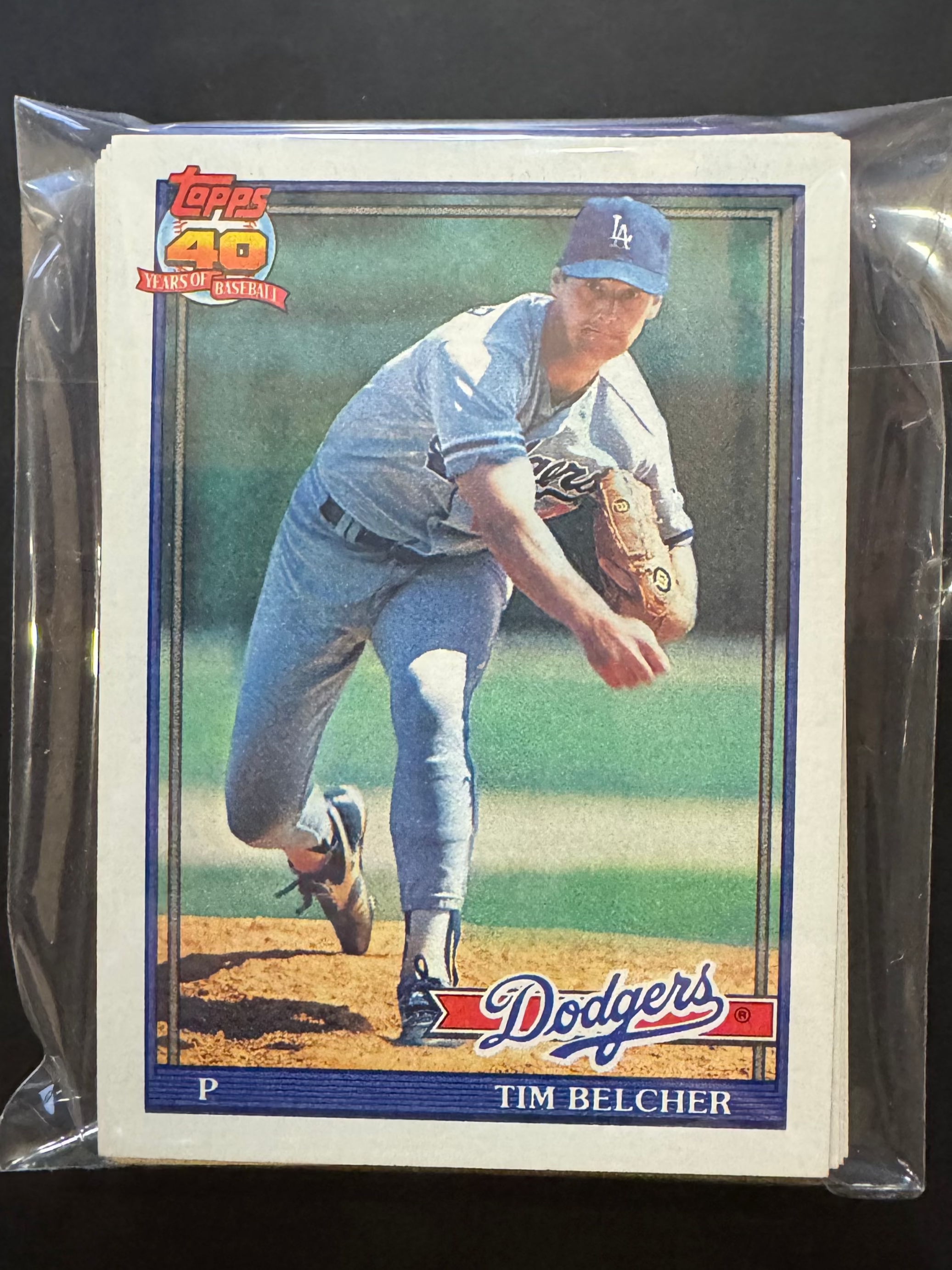1991 Topps Los Angeles Dodgers Team Lots