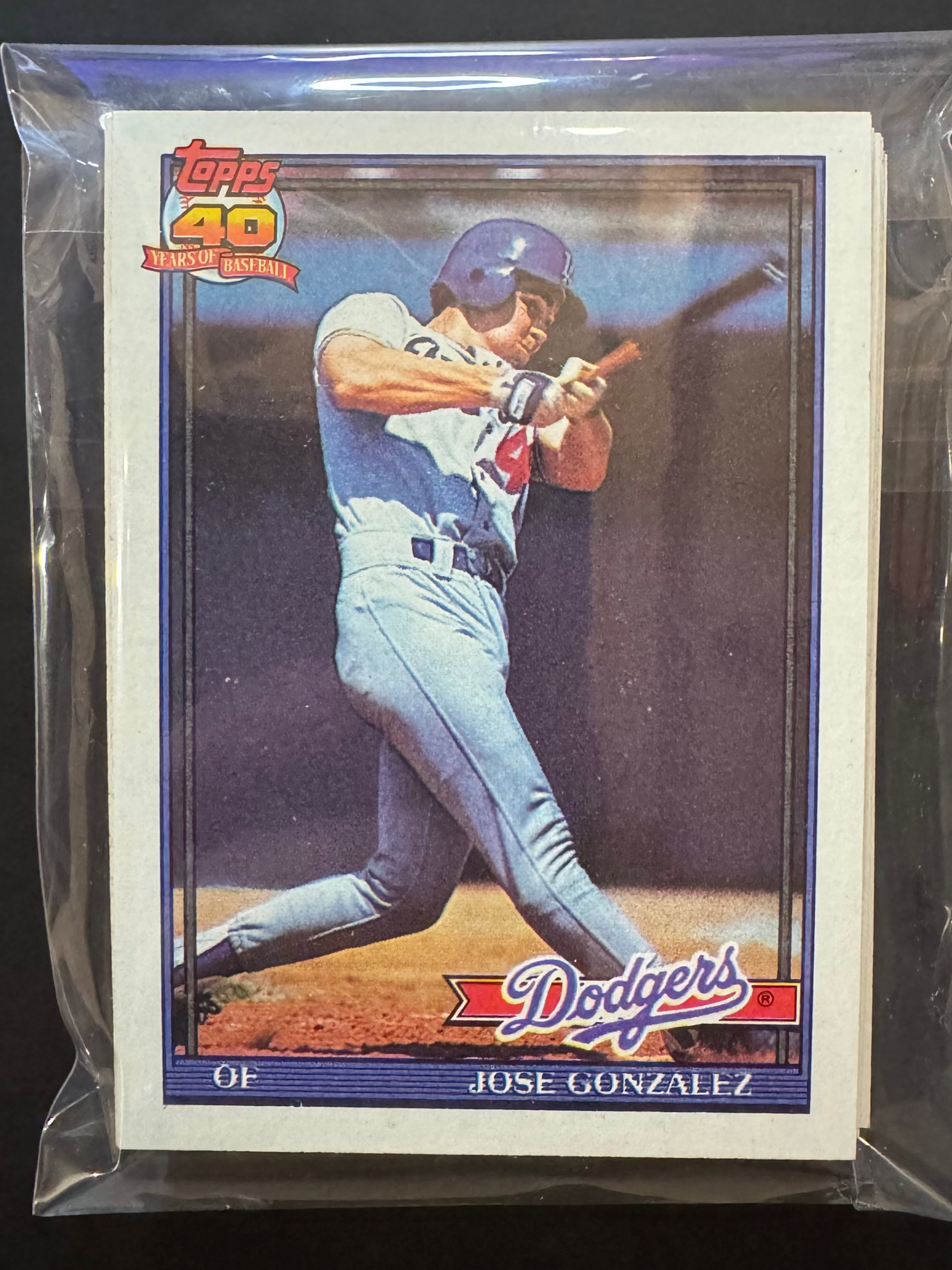 1991 Topps Los Angeles Dodgers Team Lots