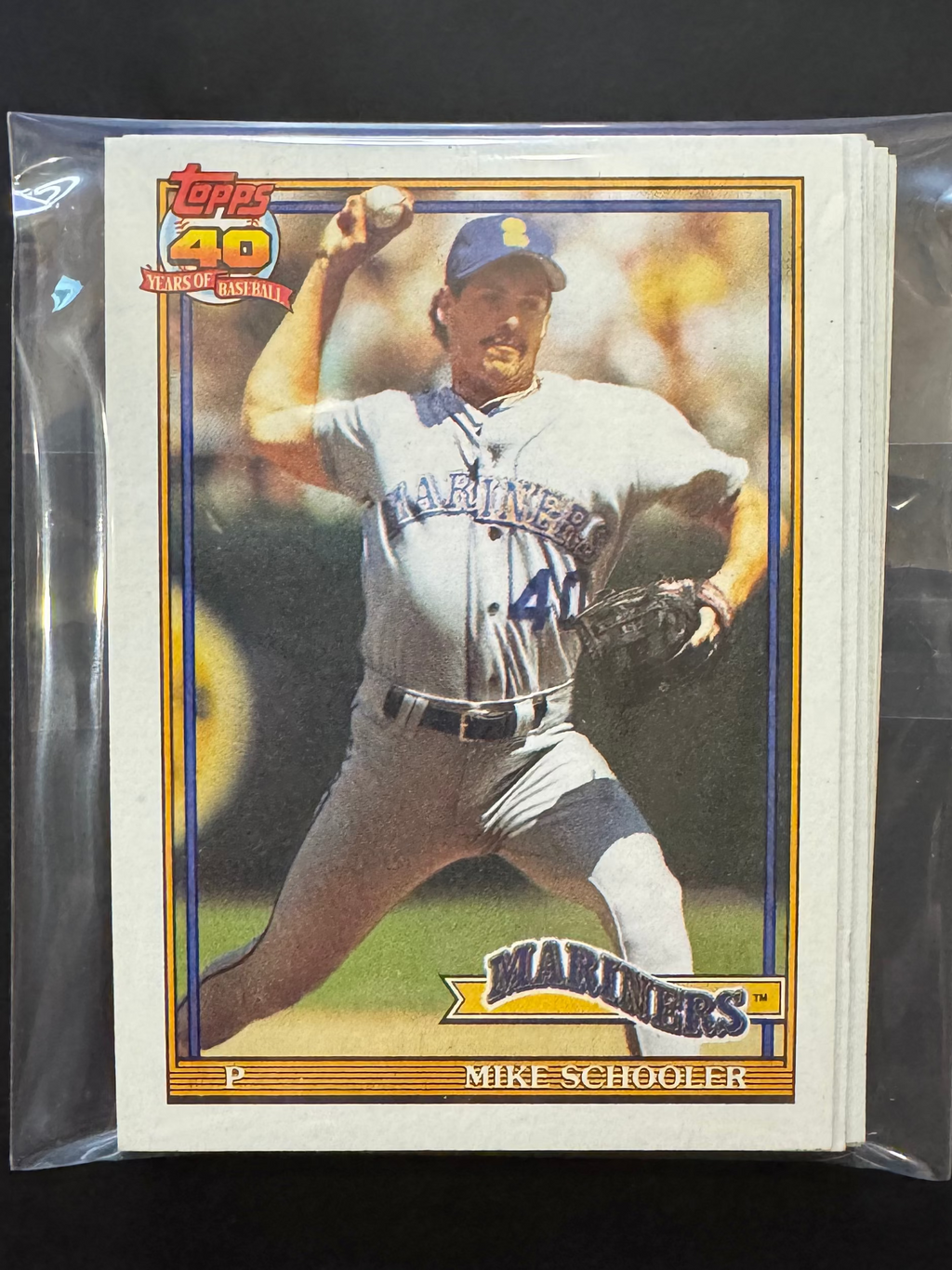 1991 Topps Seattle Mariners Team Lots