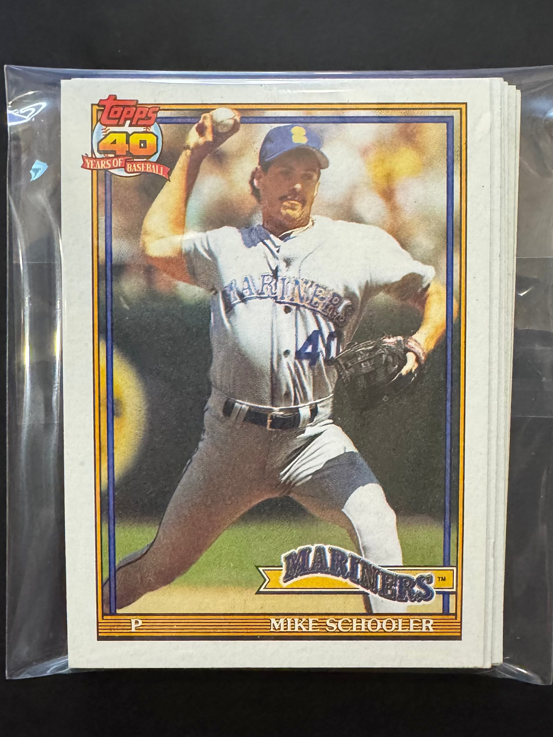 1991 Topps Seattle Mariners Team Lots