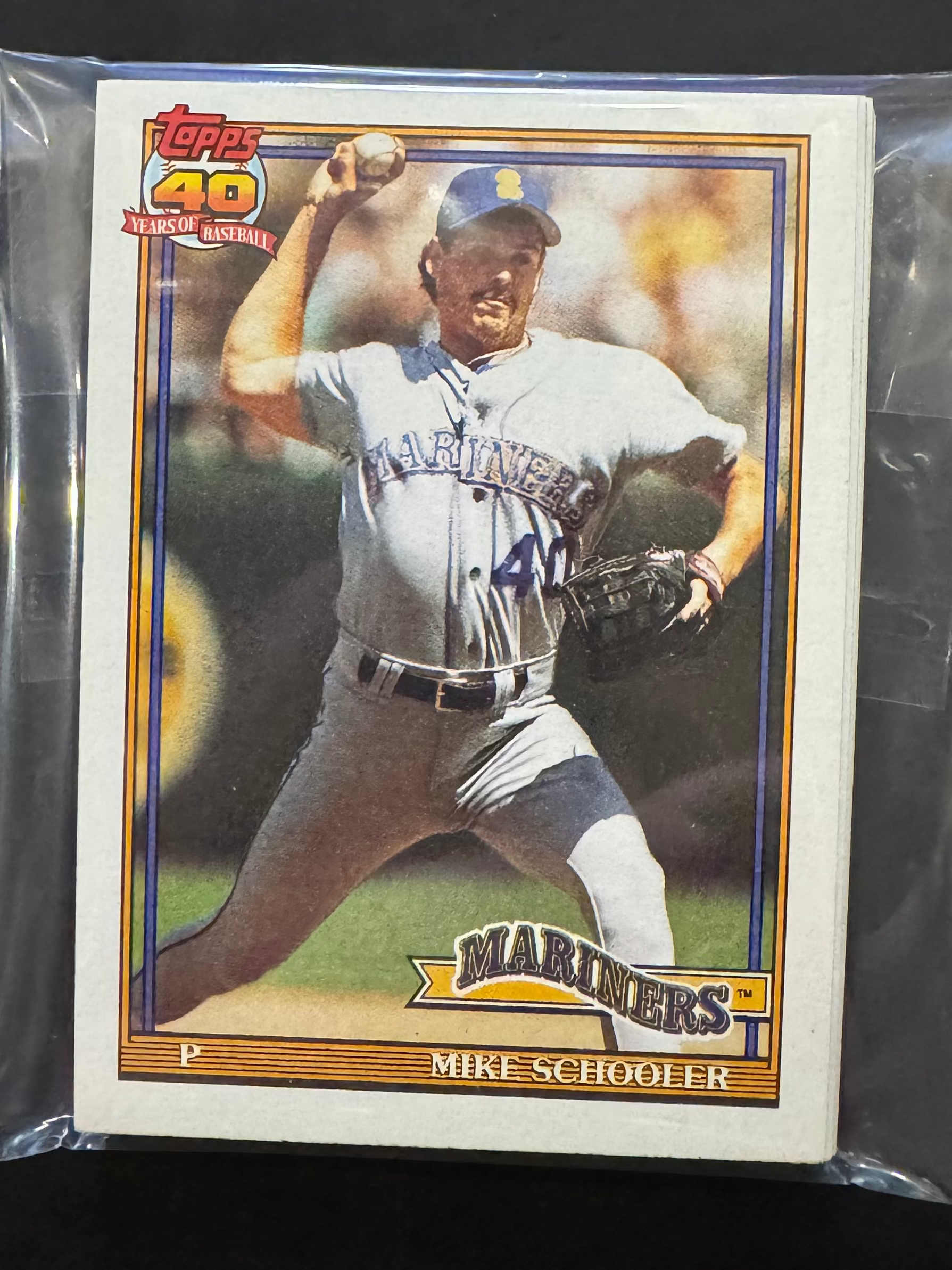 1991 Topps Seattle Mariners Team Lots