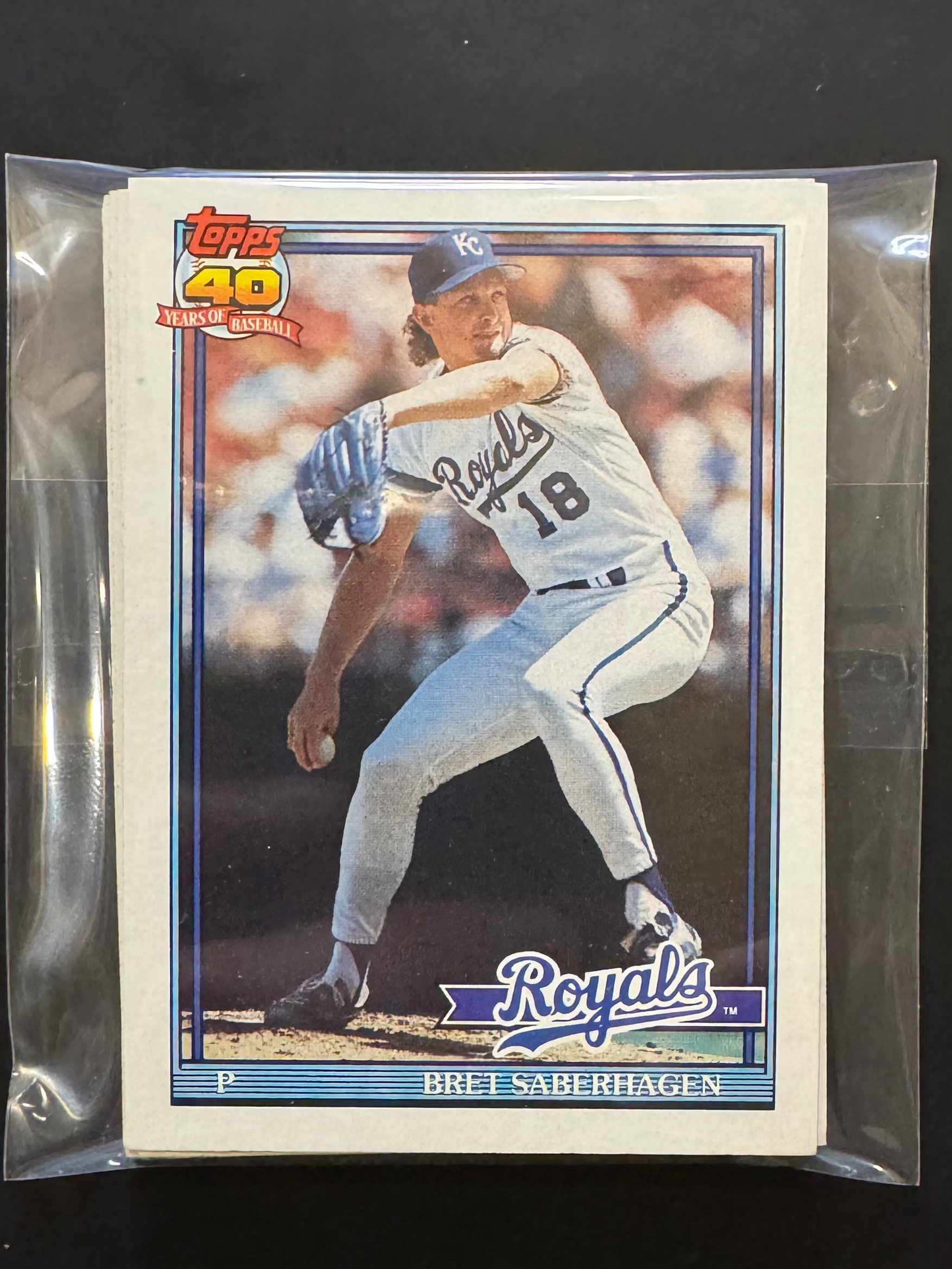 1991 Topps Royals Team Lots