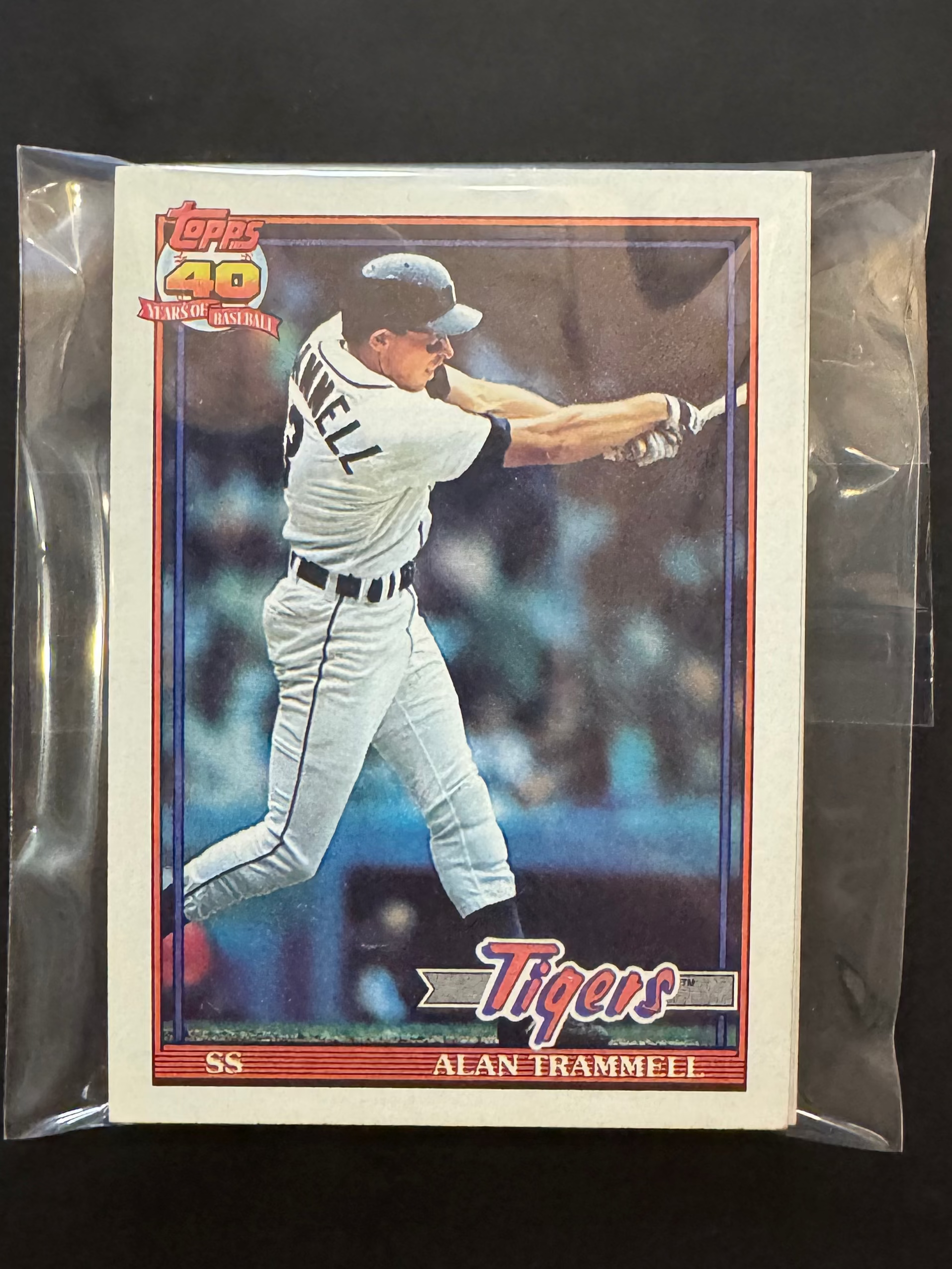 1991 Topps Tigers Team Lots