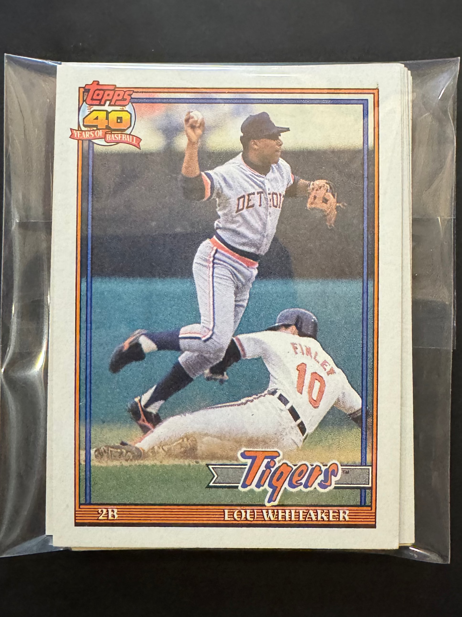 1991 Topps Tigers Team Lots