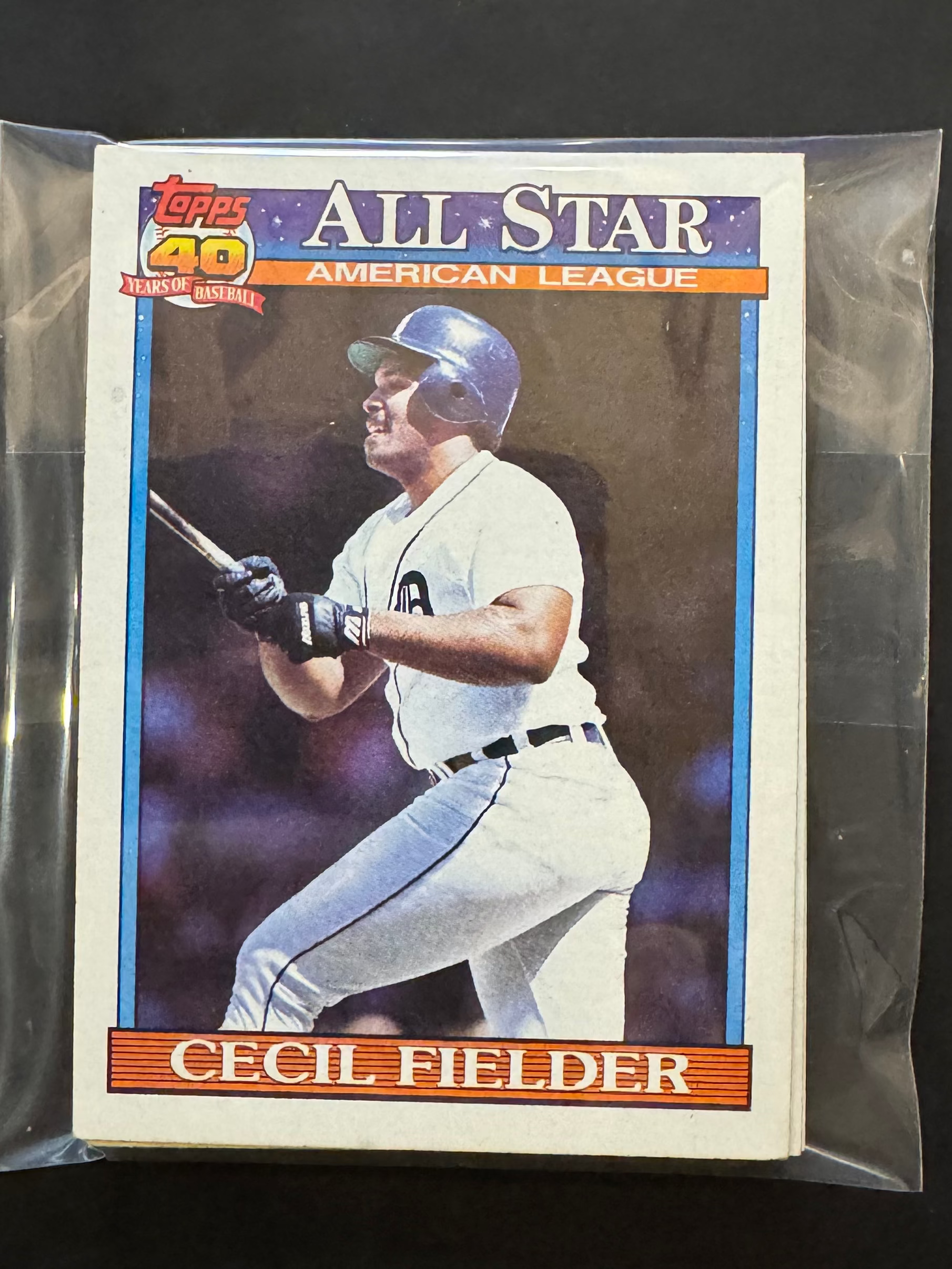 1991 Topps Tigers Team Lots