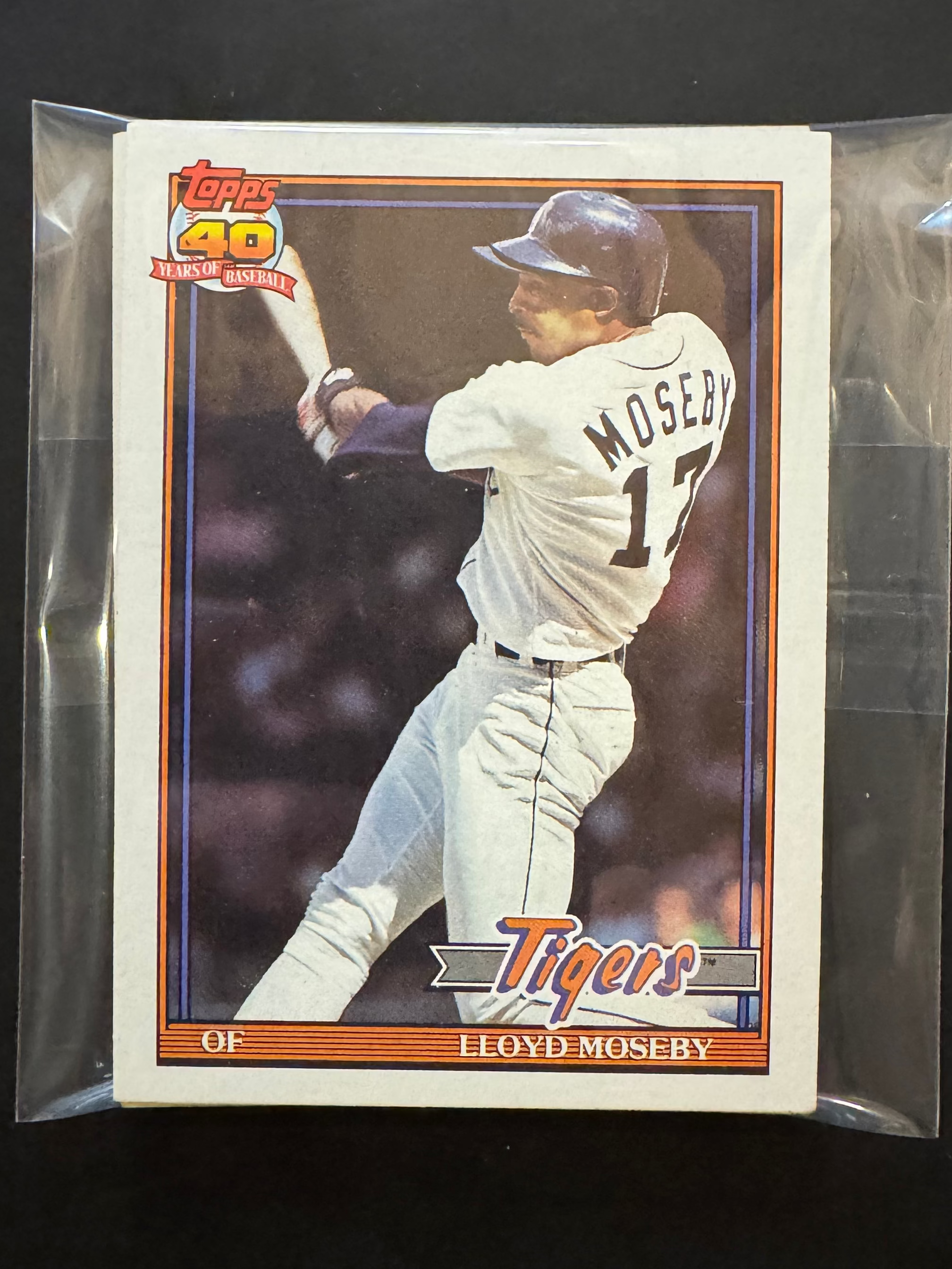 1991 Topps Tigers Team Lots