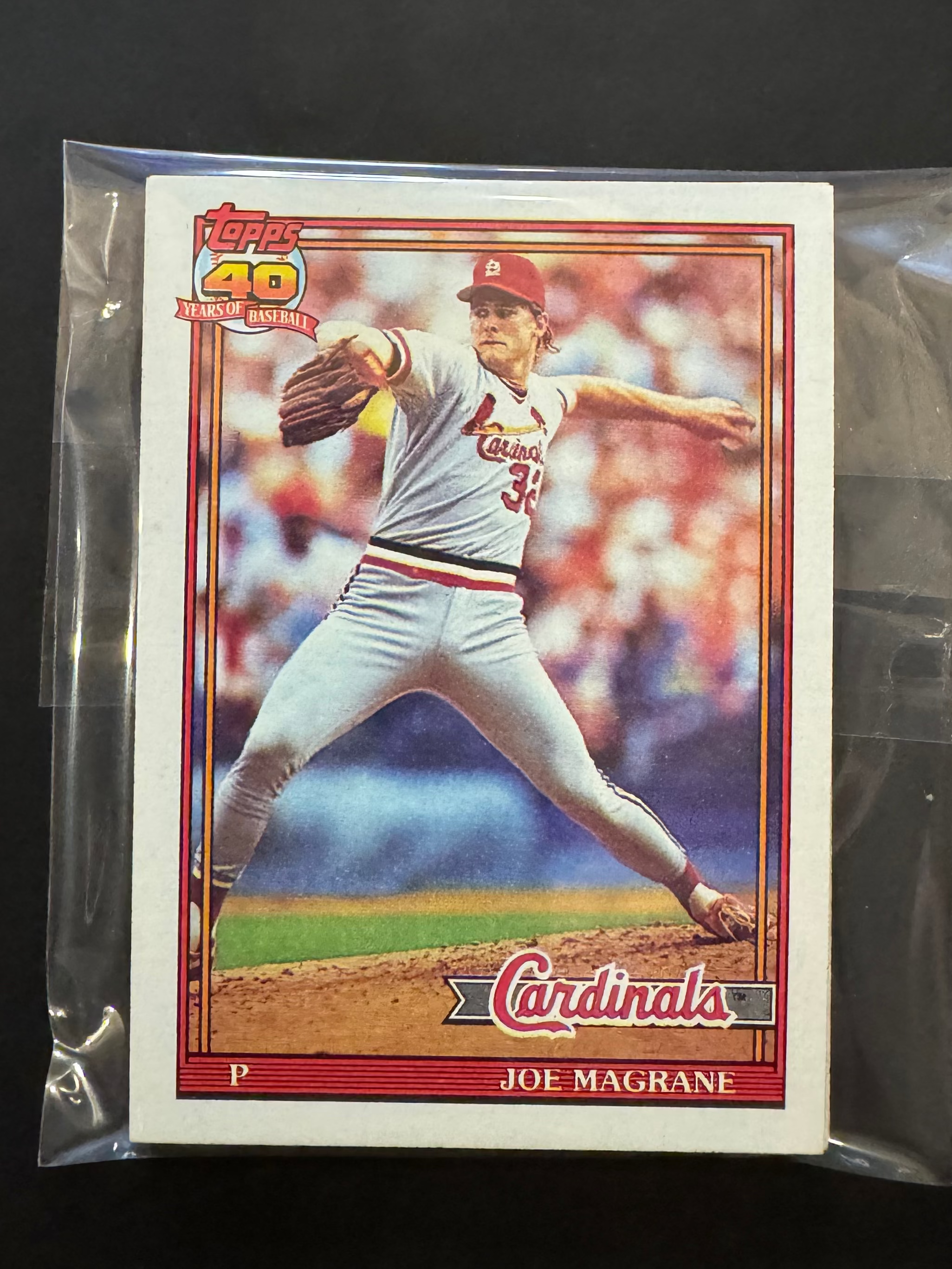 1991 Topps Cardinals Team Lots