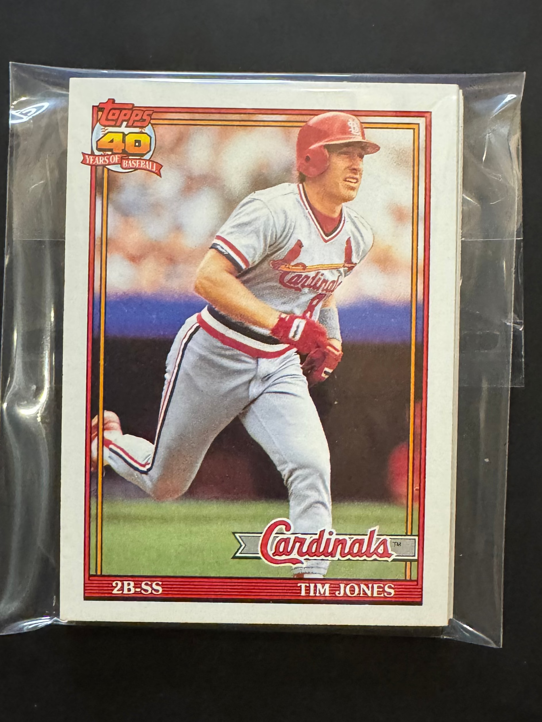 1991 Topps Cardinals Team Lots