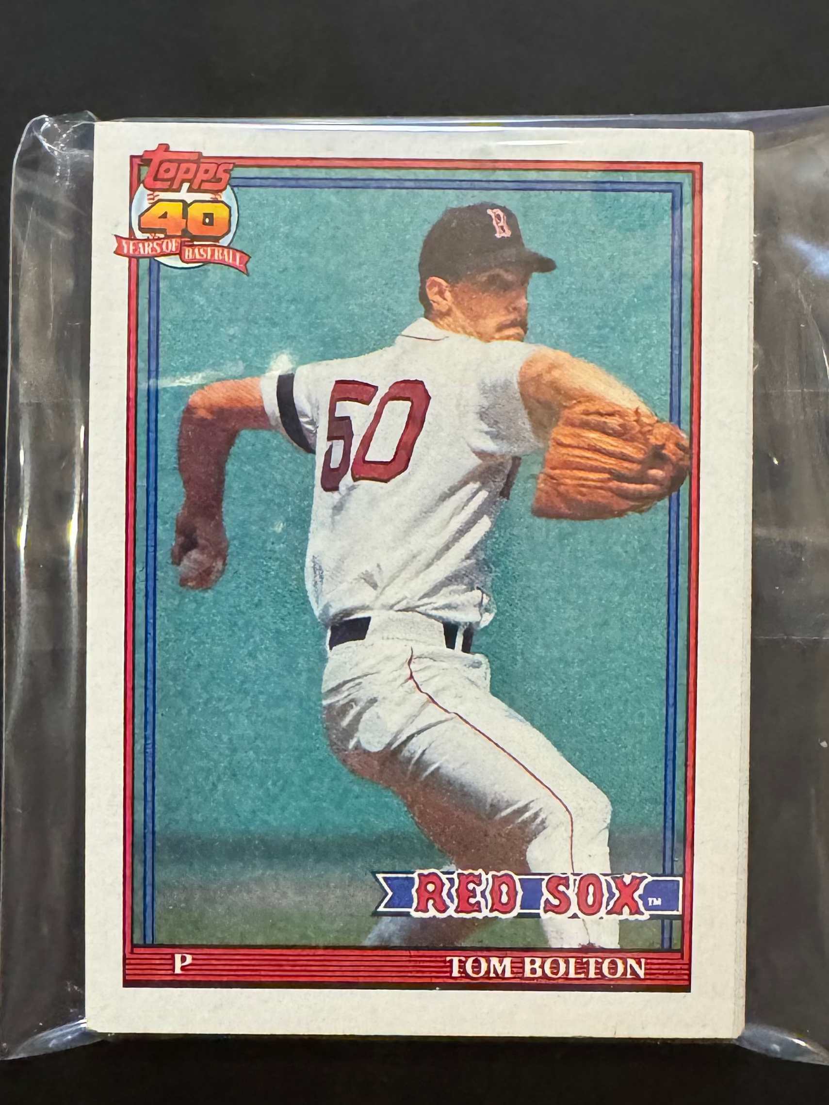 1991 Topps Red Sox Team Lots