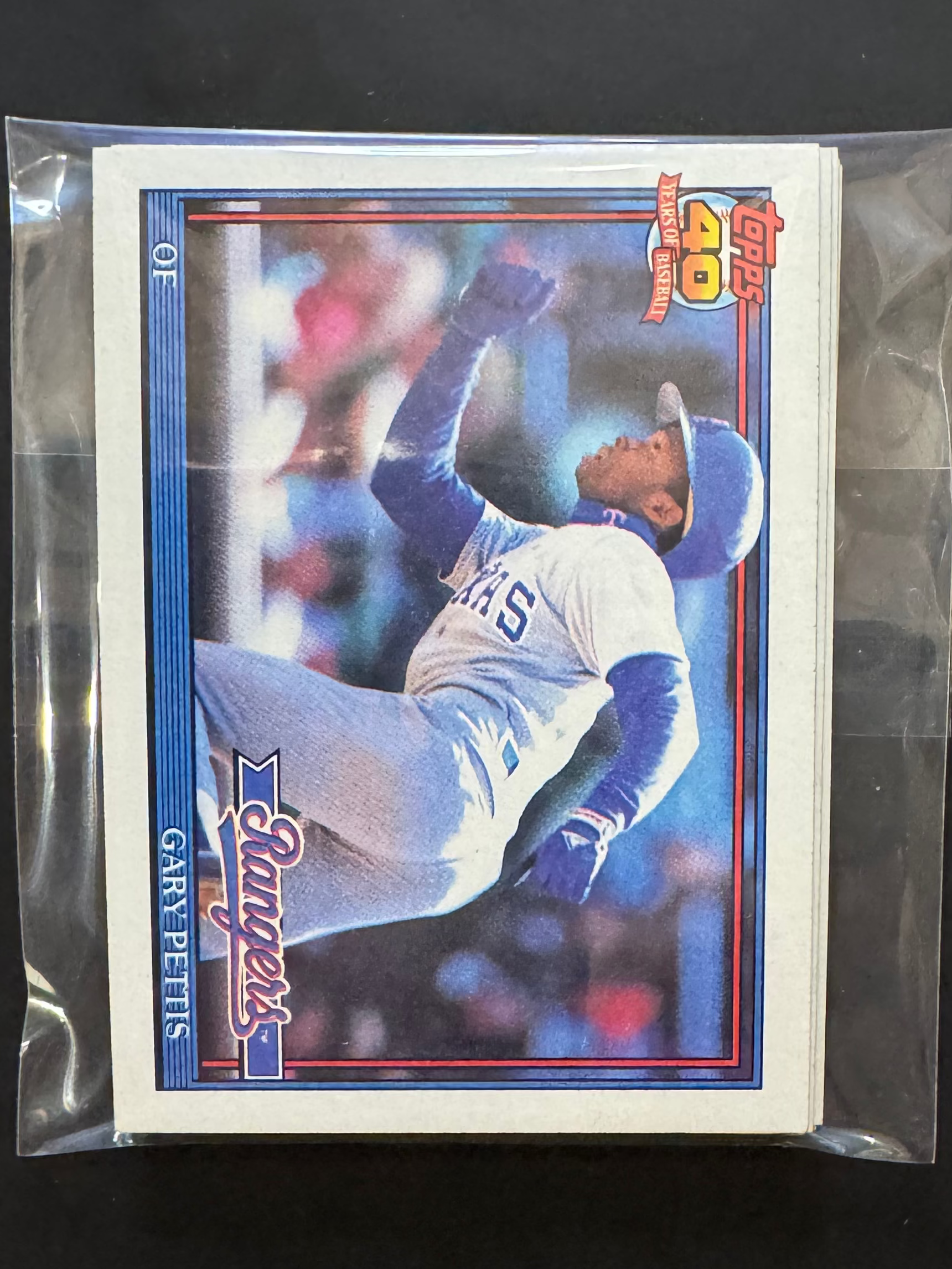 1991 Topps Texas Rangers Team Lots