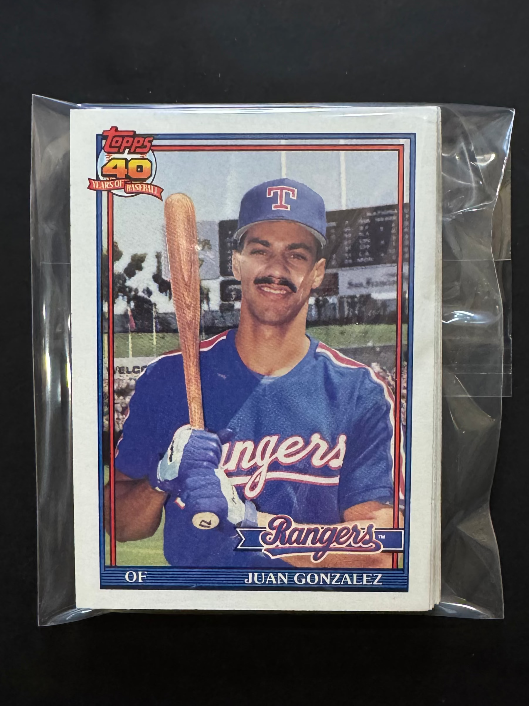 1991 Topps Texas Rangers Team Lots