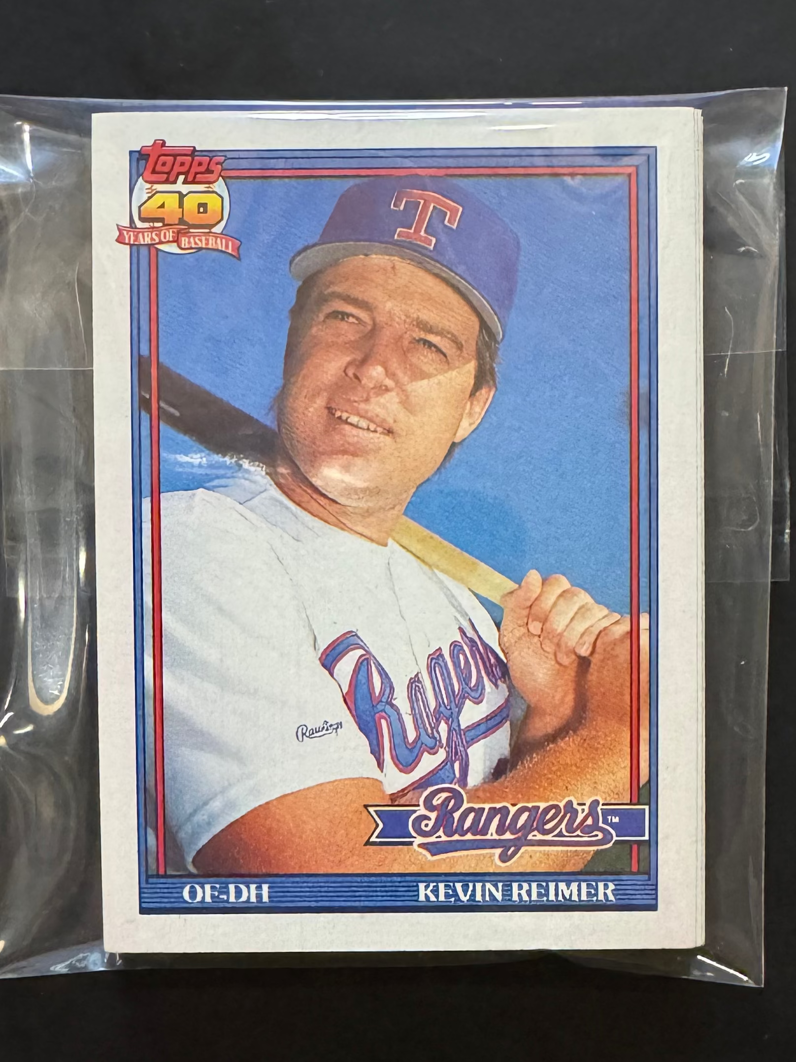 1991 Topps Texas Rangers Team Lots