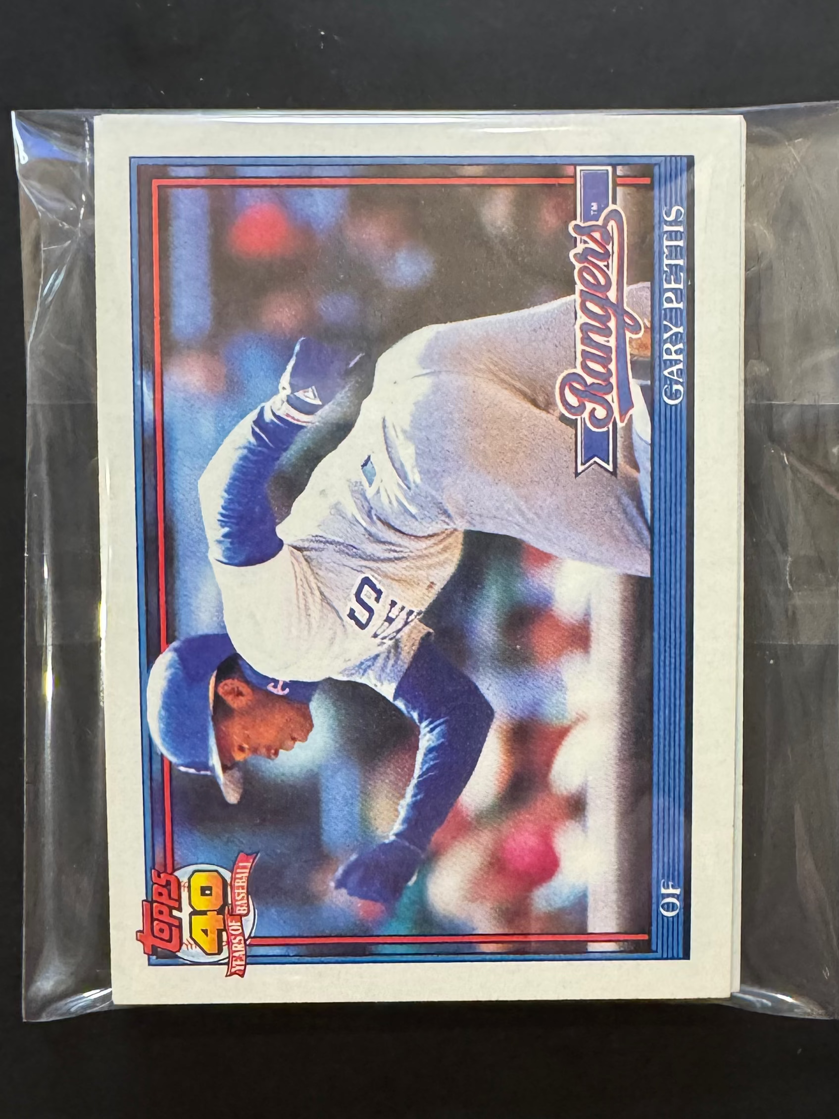 1991 Topps Texas Rangers Team Lots