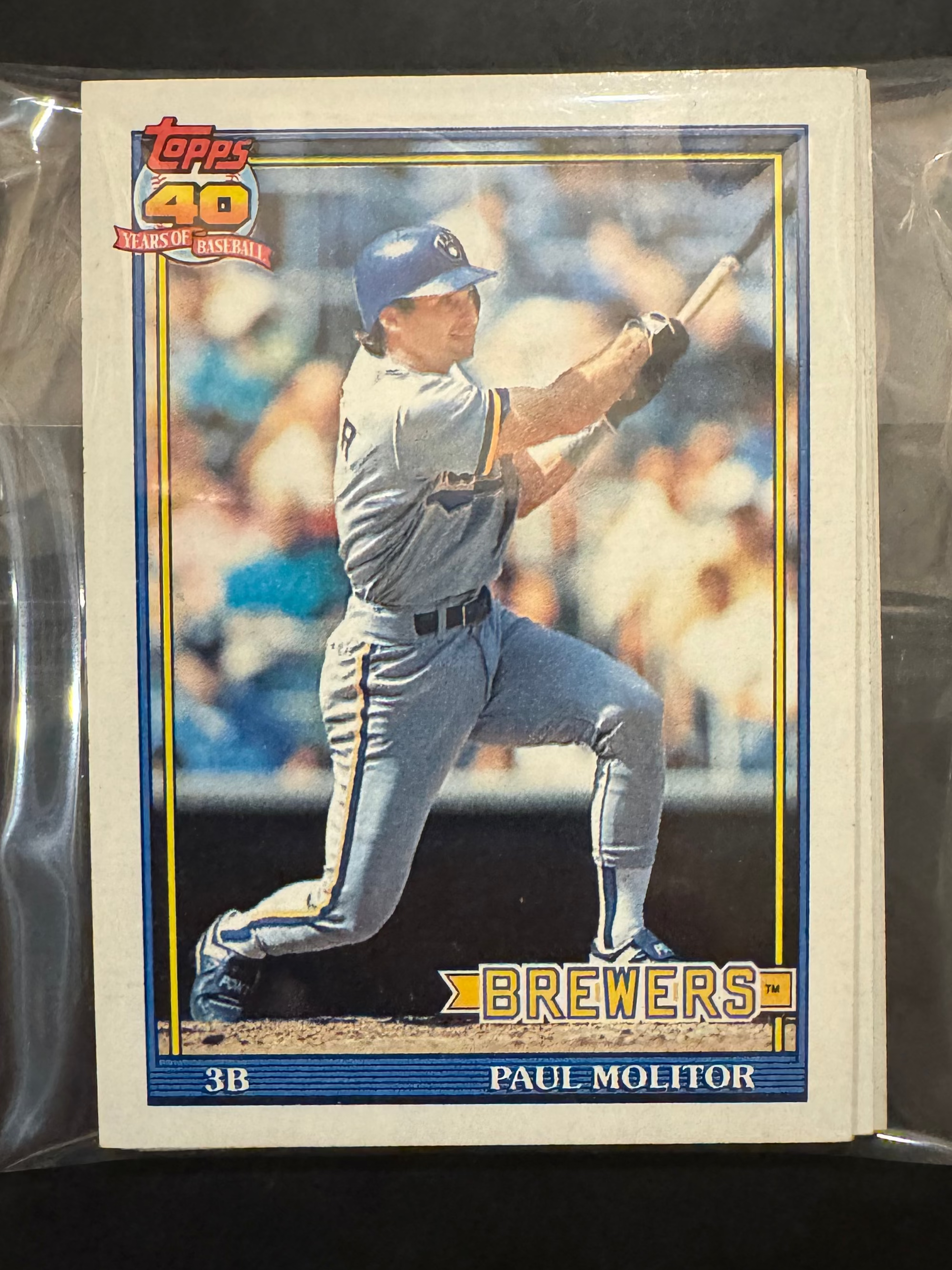 1991 Topps Brewers Team Lots
