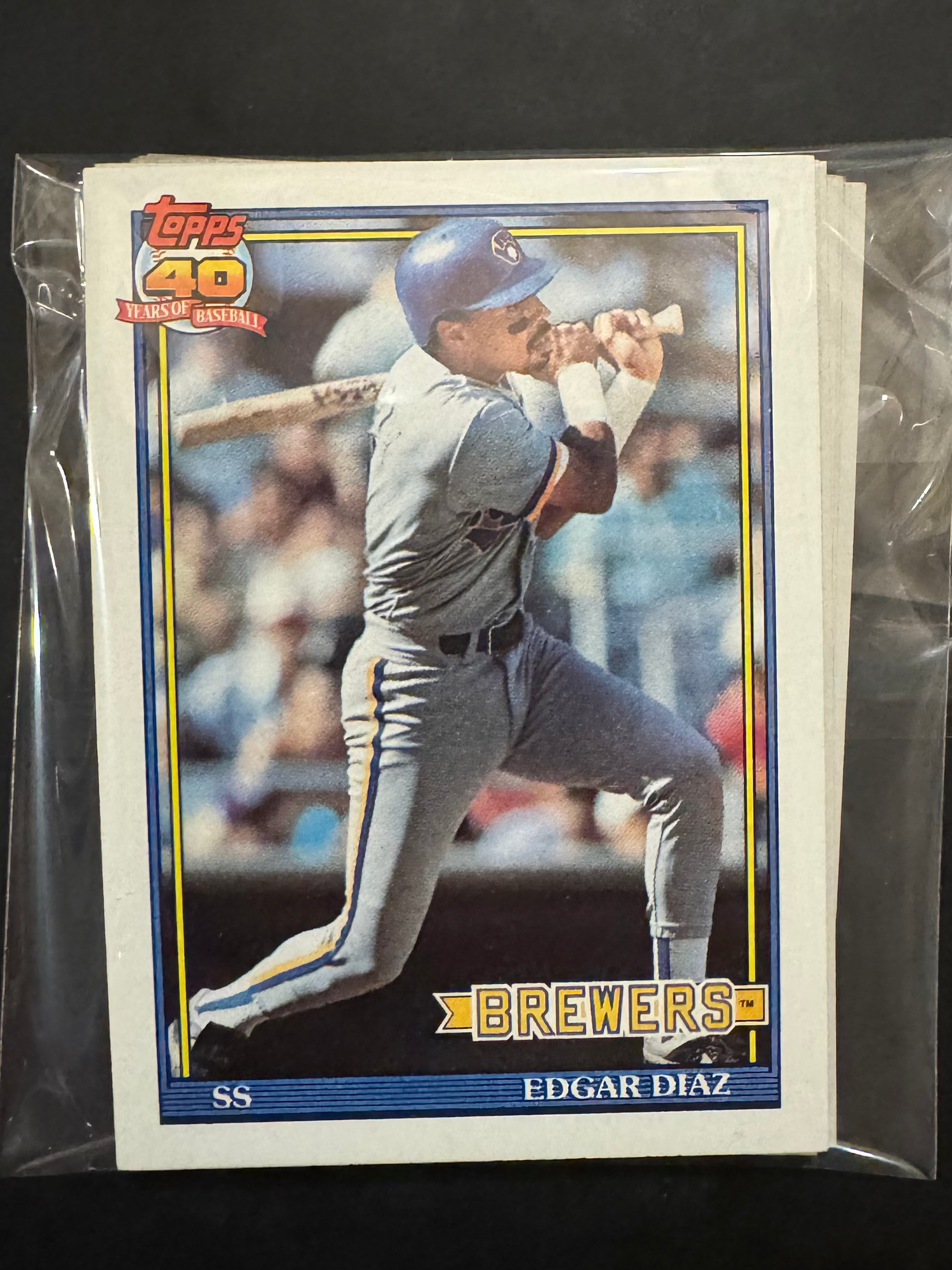 1991 Topps Brewers Team Lots