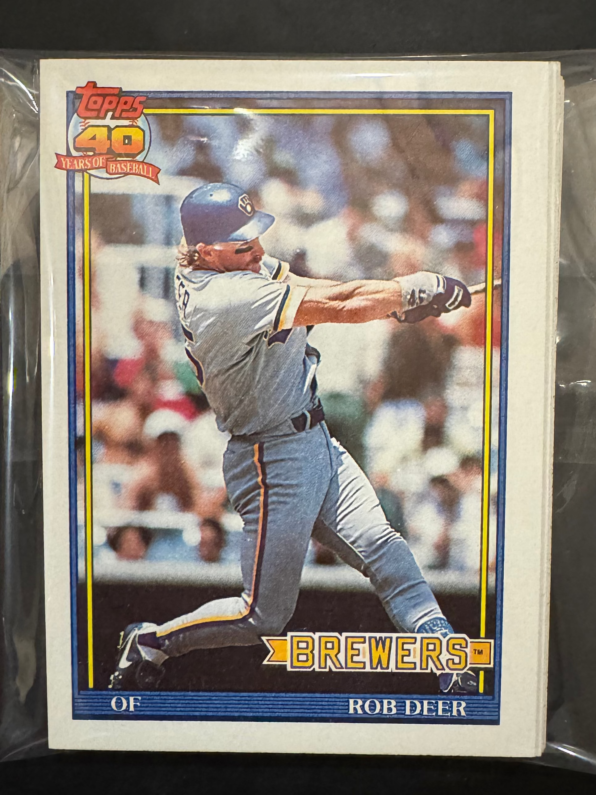 1991 Topps Brewers Team Lots