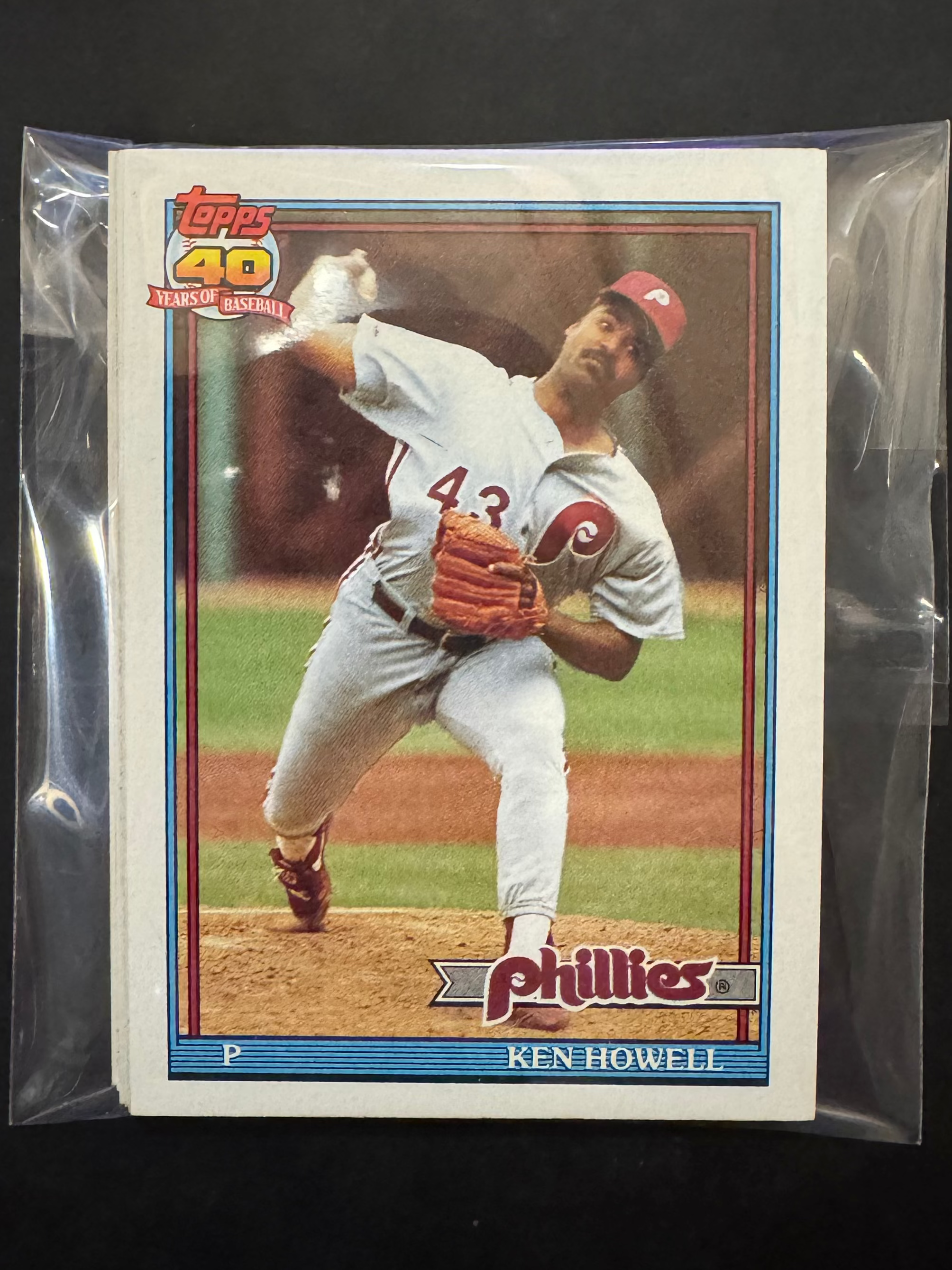 1991 Topps Phillies Team Lots