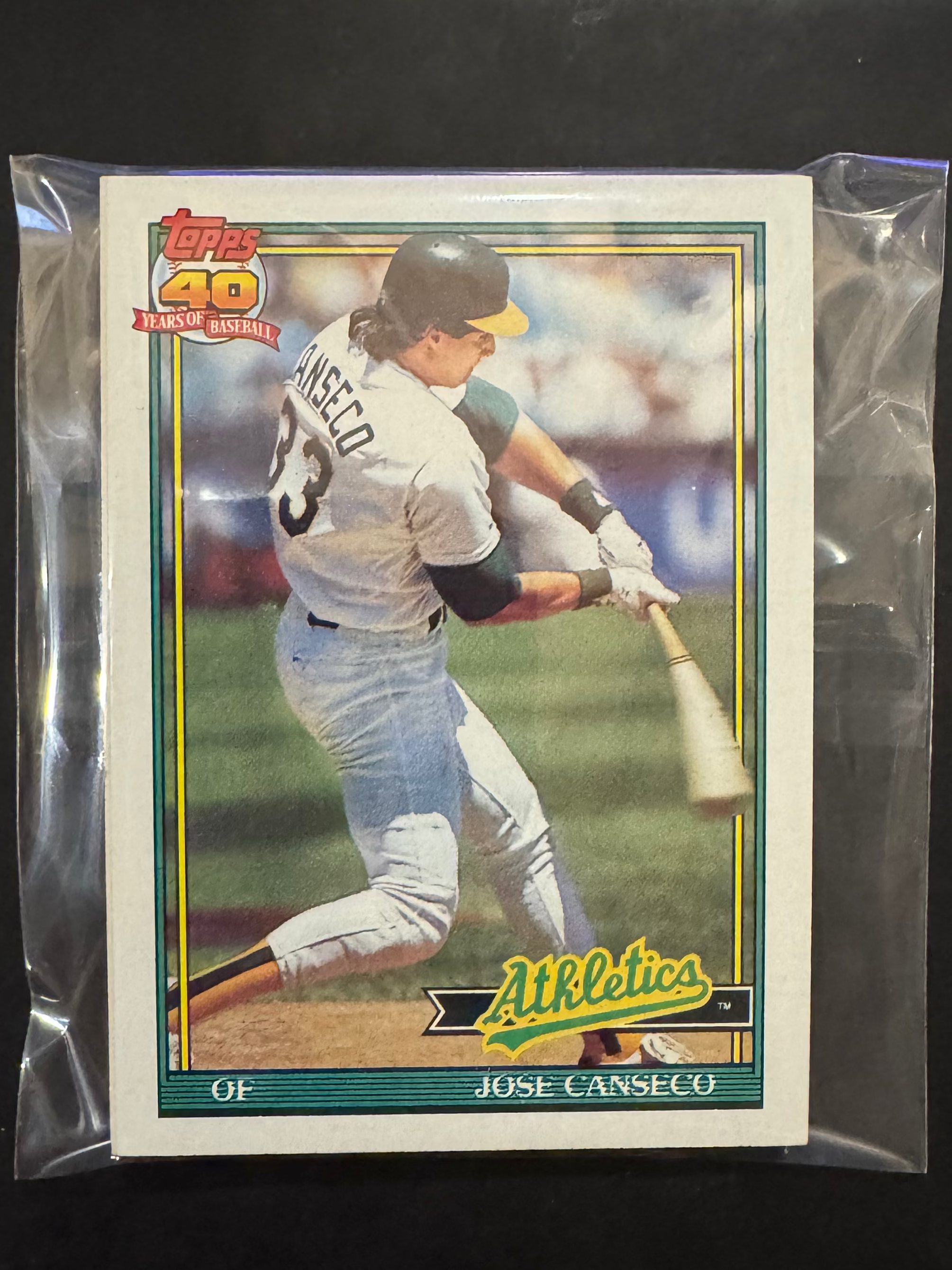 1991 Topps Athletics Team Lots