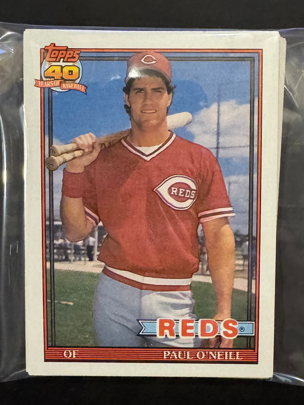 1991 Topps Reds Team Lots