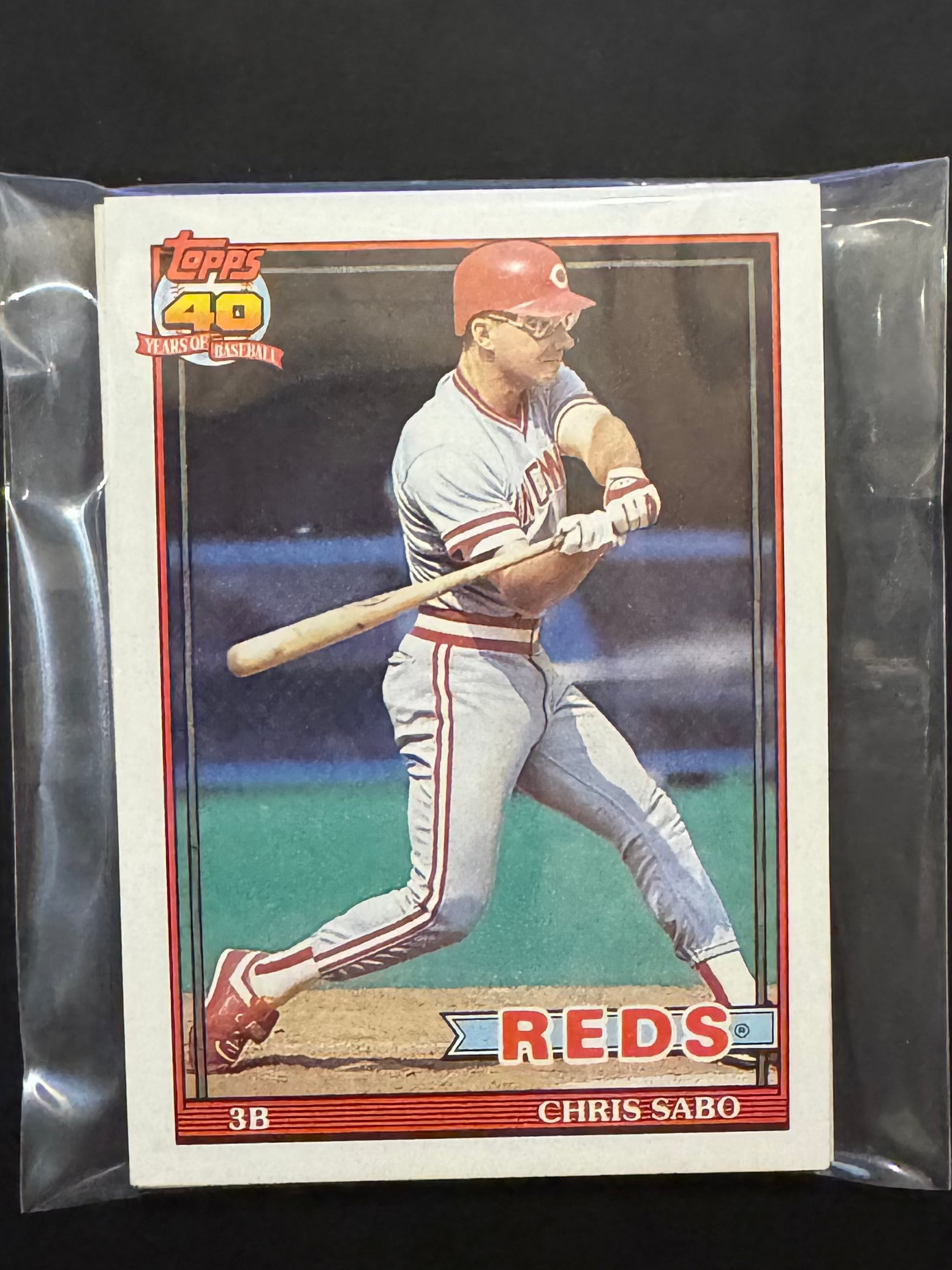 1991 Topps Reds Team Lots
