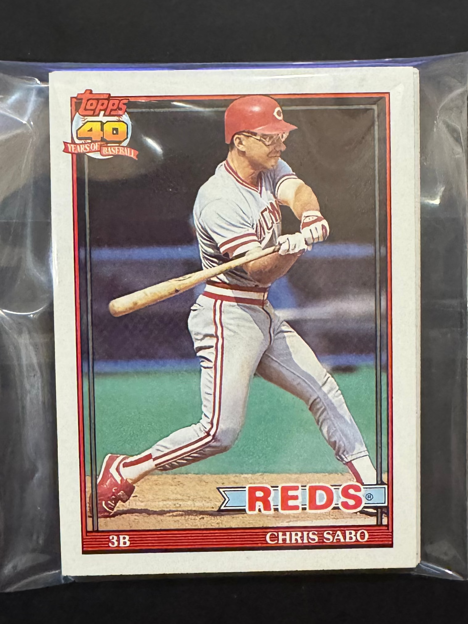 1991 Topps Reds Team Lots