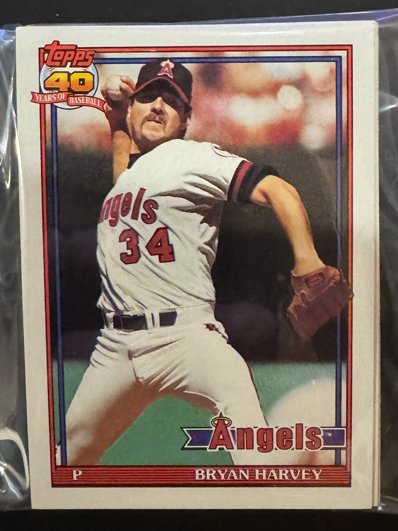 1991 Topps Angels Team Lots