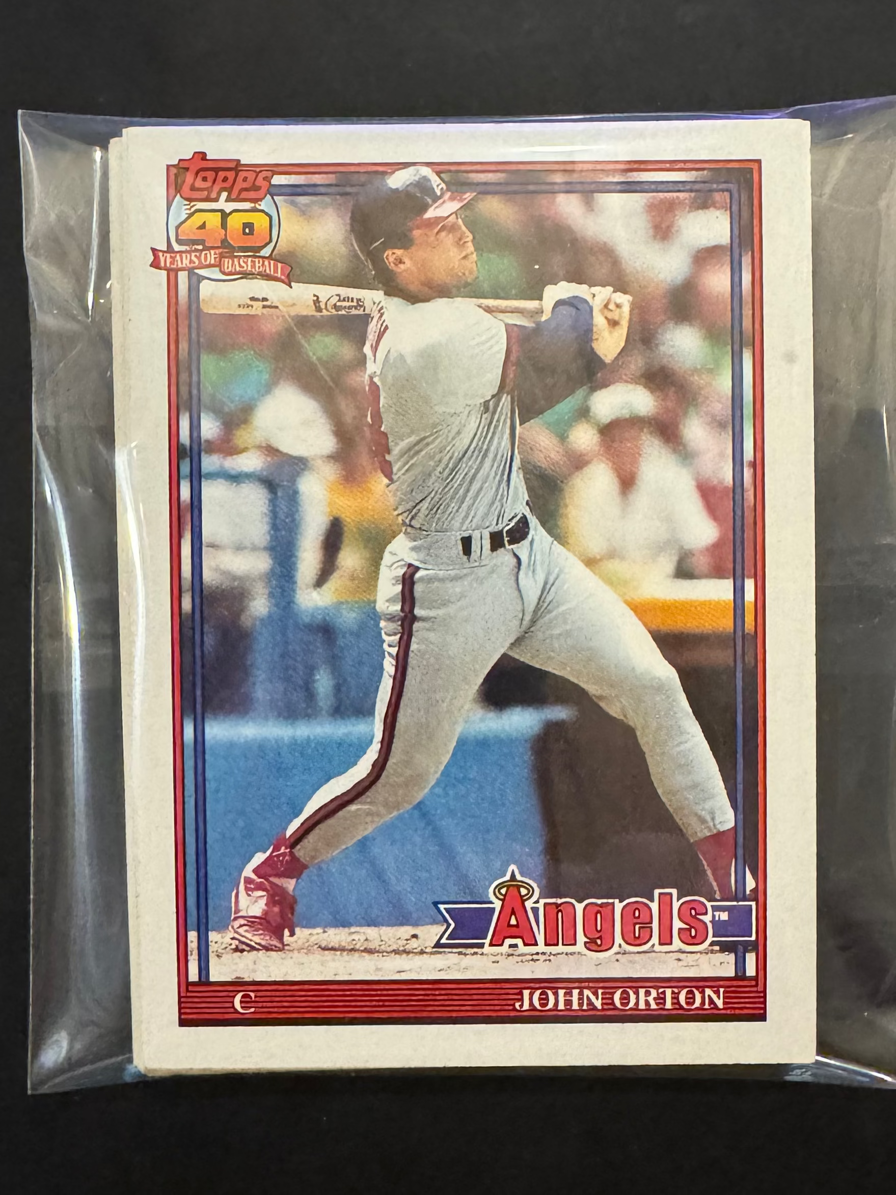 1991 Topps Angels Team Lots