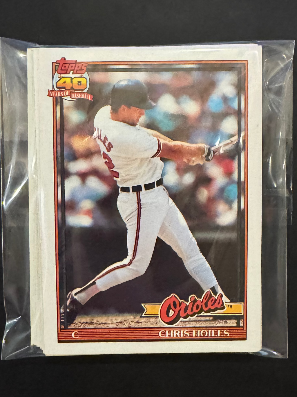 1991 Topps Orioles Team Lots