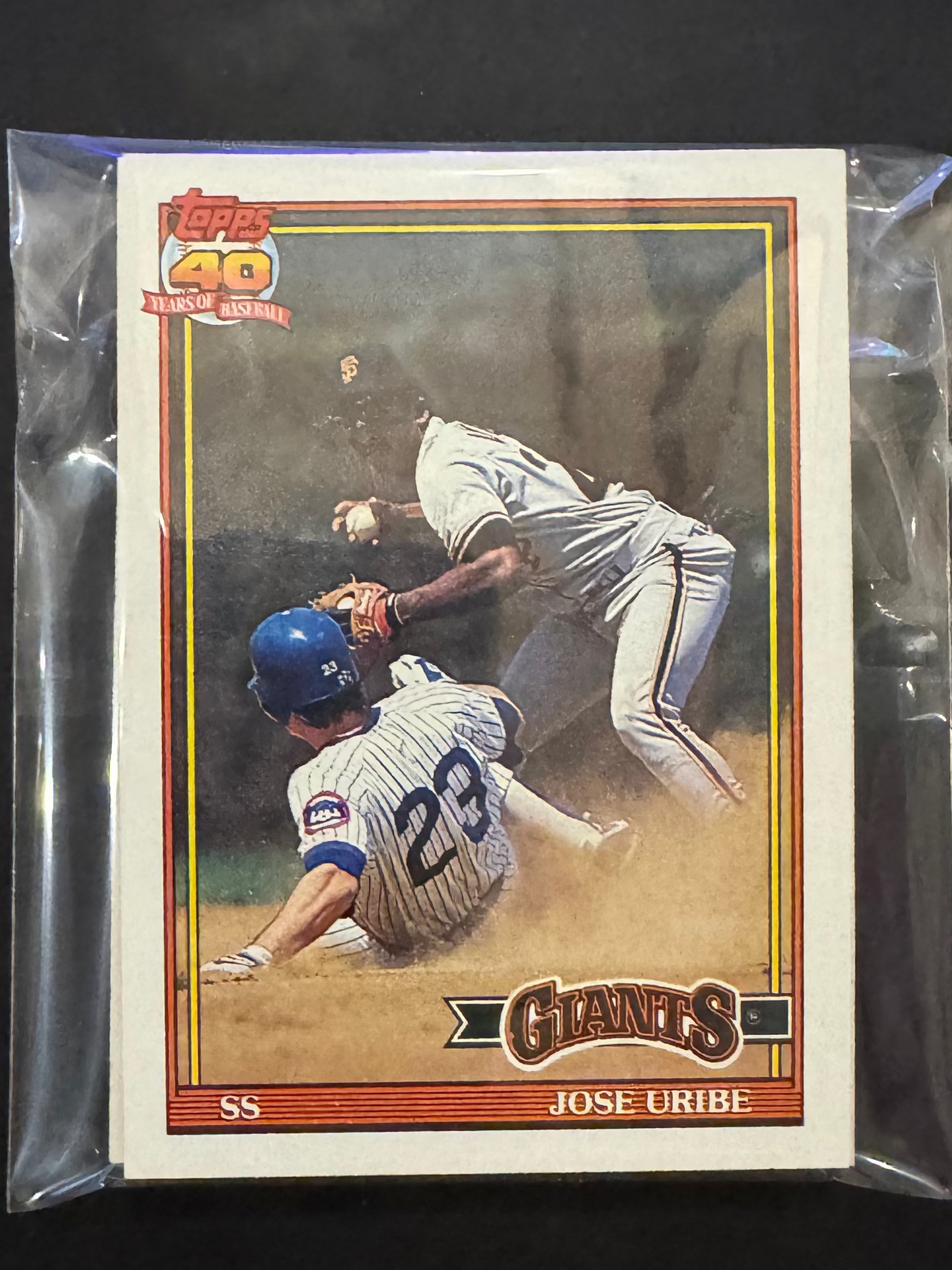 1991 Topps Giants Team Lots