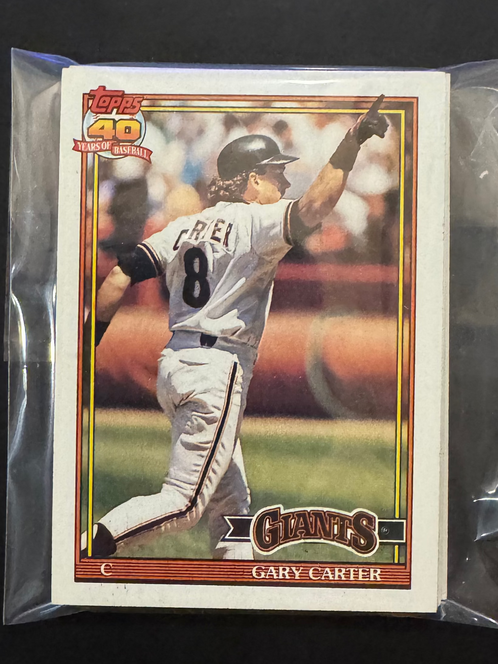 1991 Topps Giants Team Lots