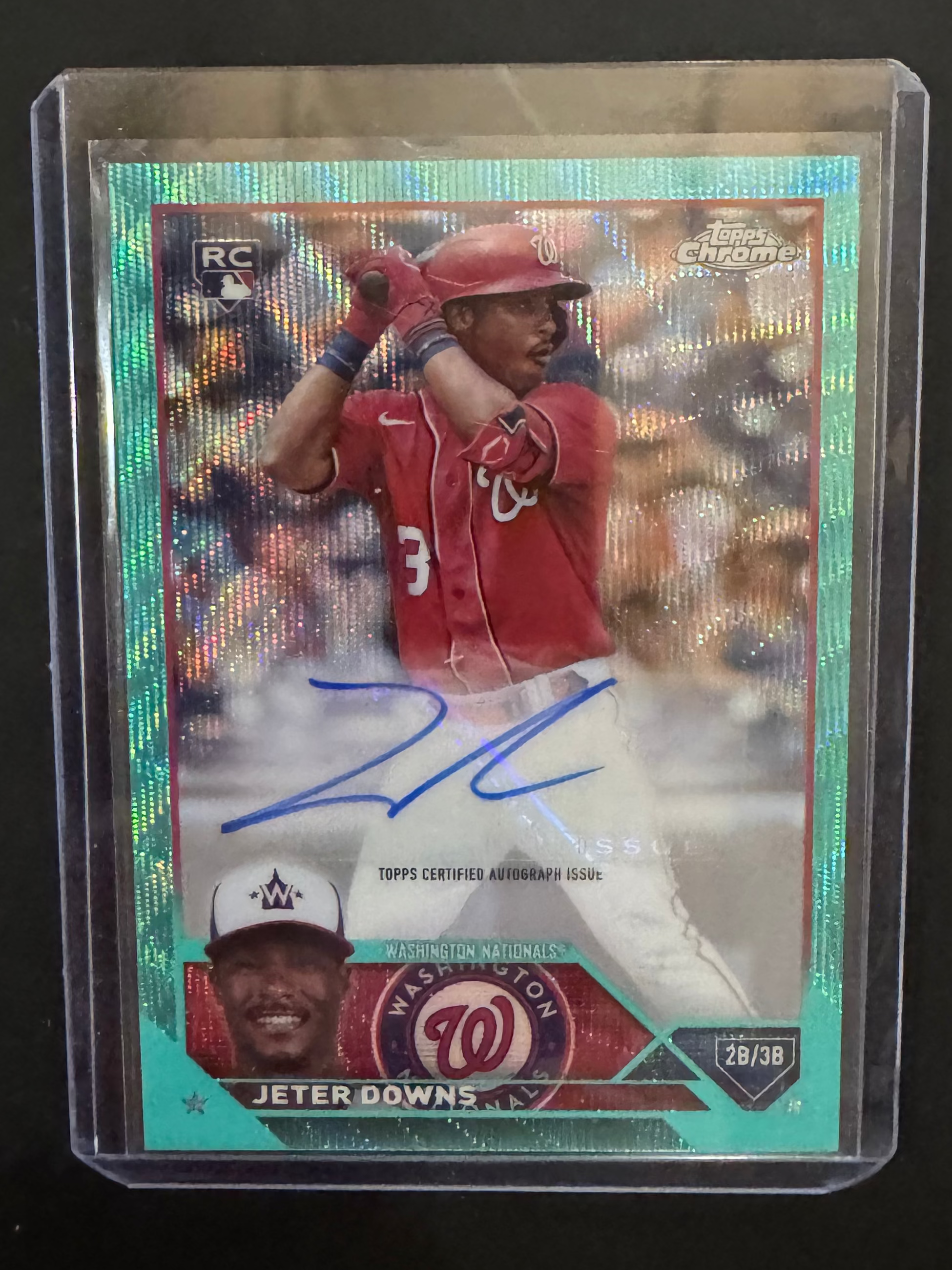Jeter Downs RC Autographed