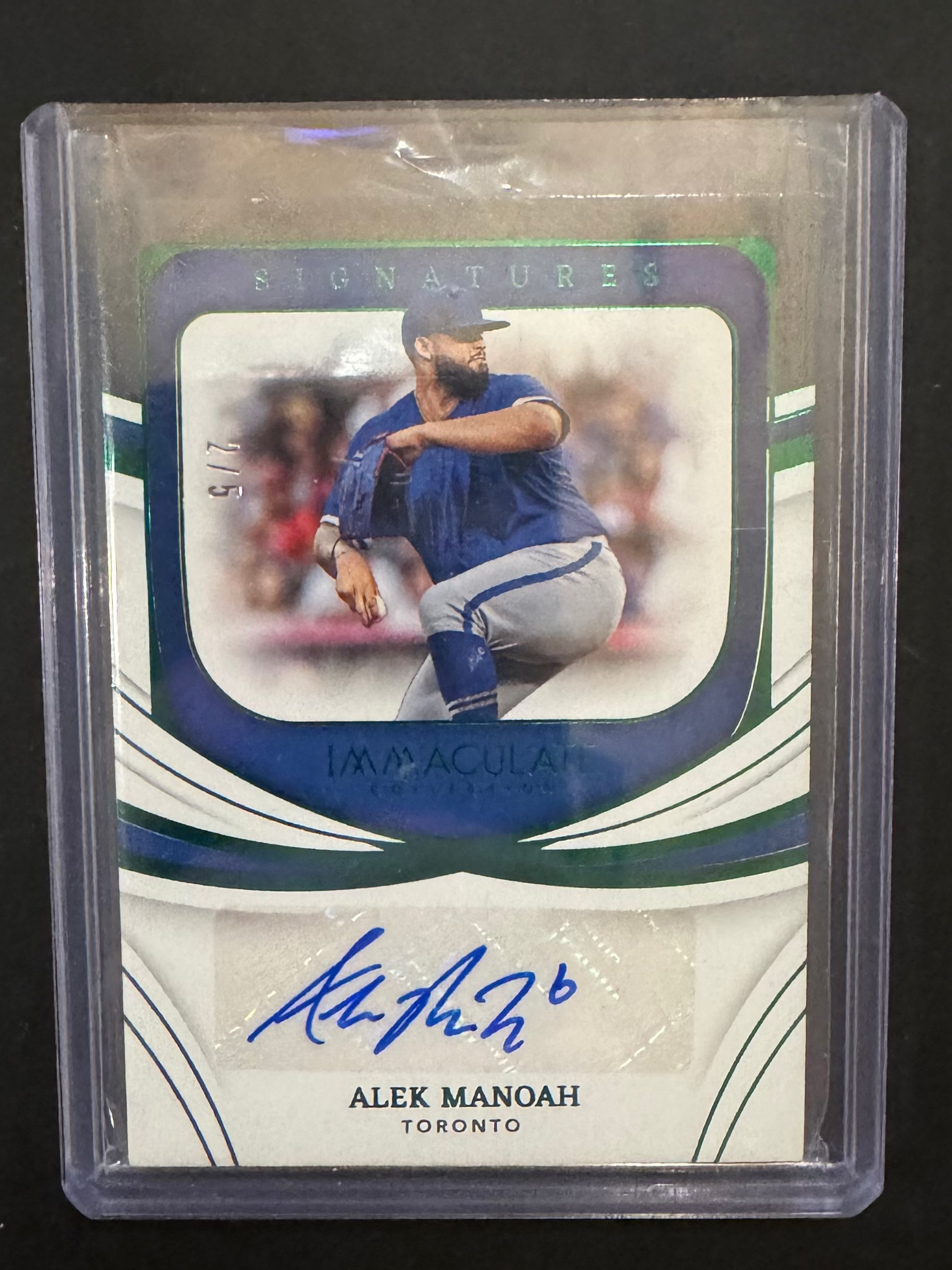 Alek Manoah Immaculate Collection Autographed 2/5