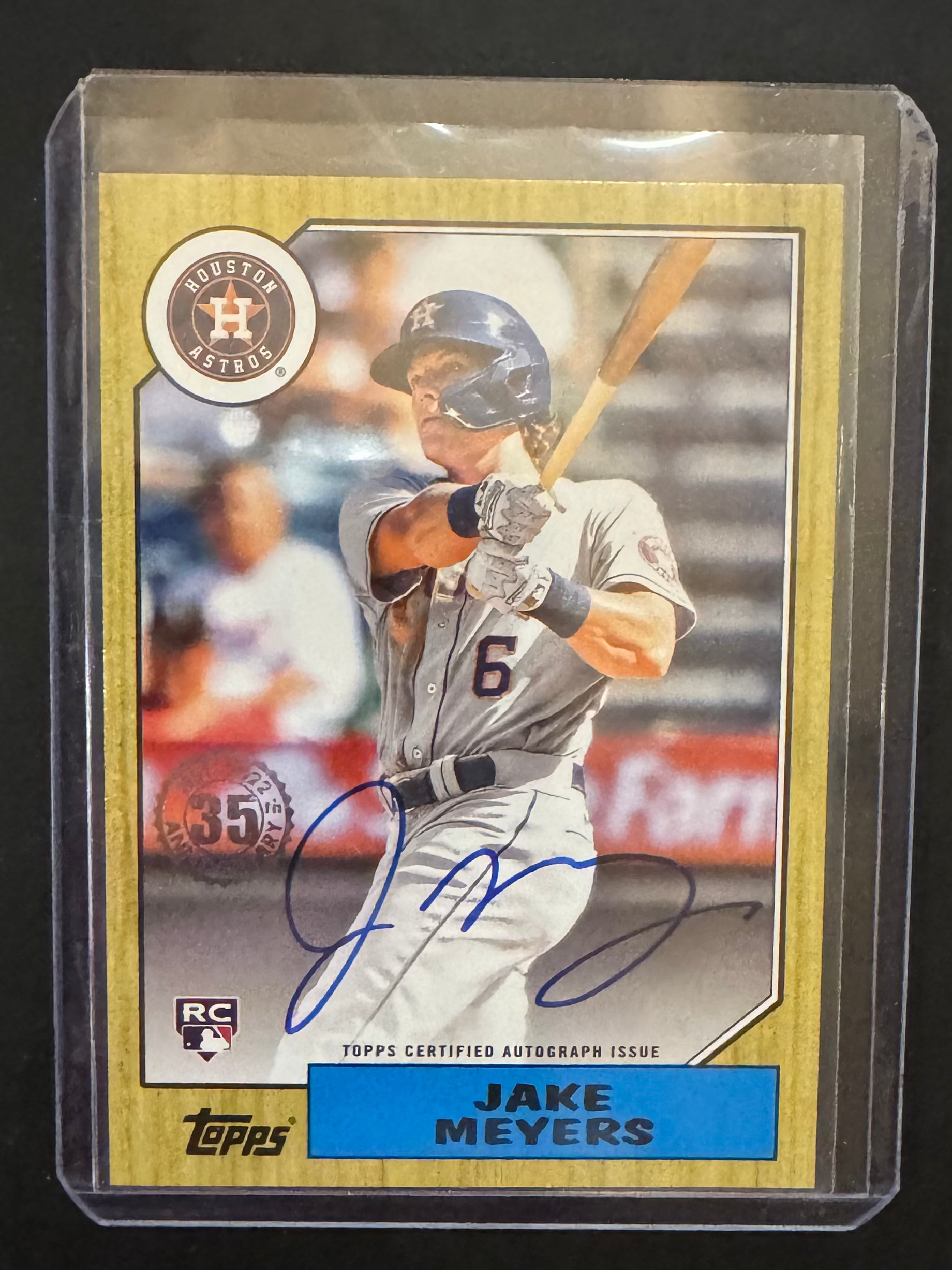 2022 Jake Meyers RC Autographed