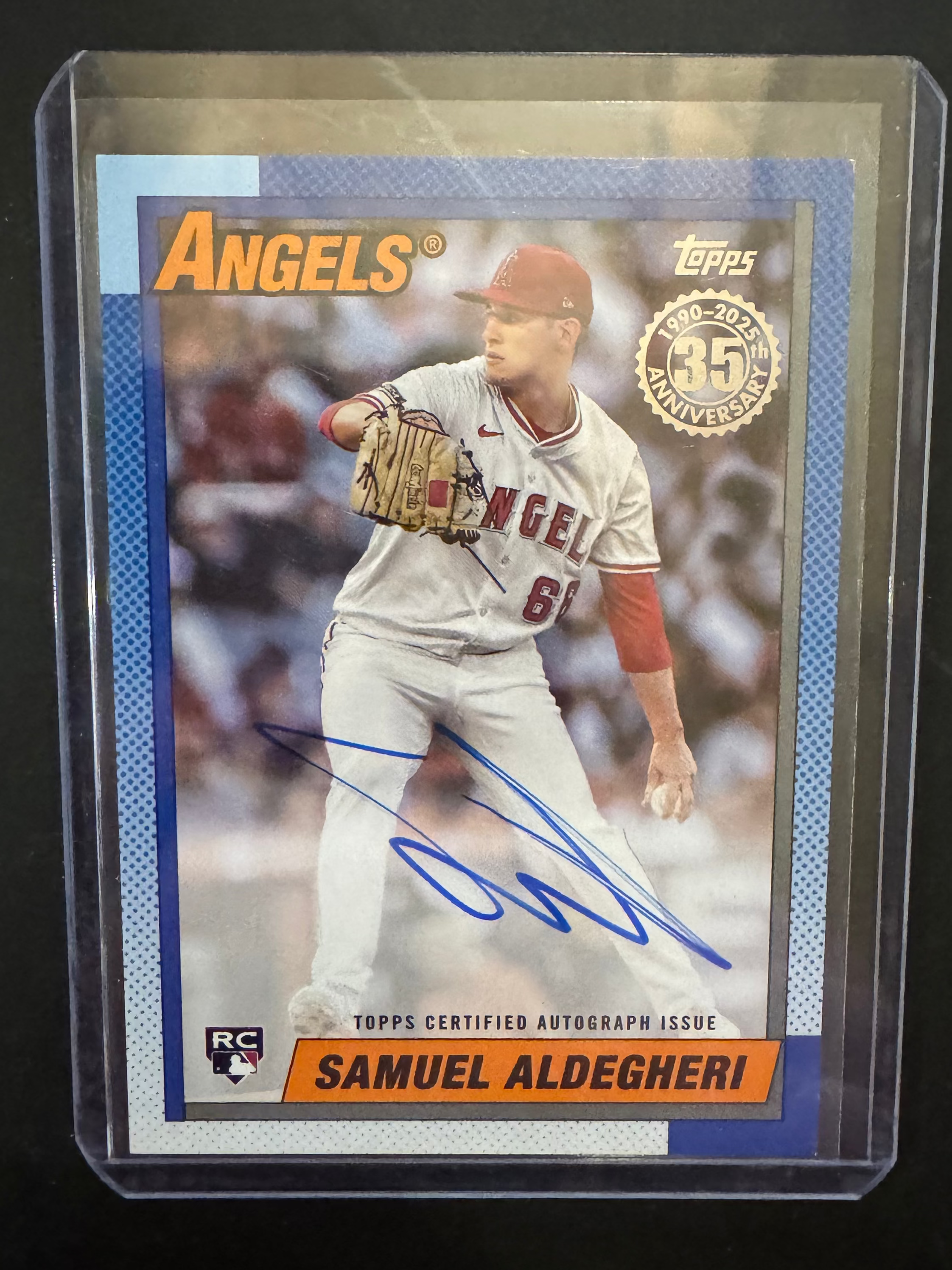 2025 Samuel Aldegheri RC Autographed